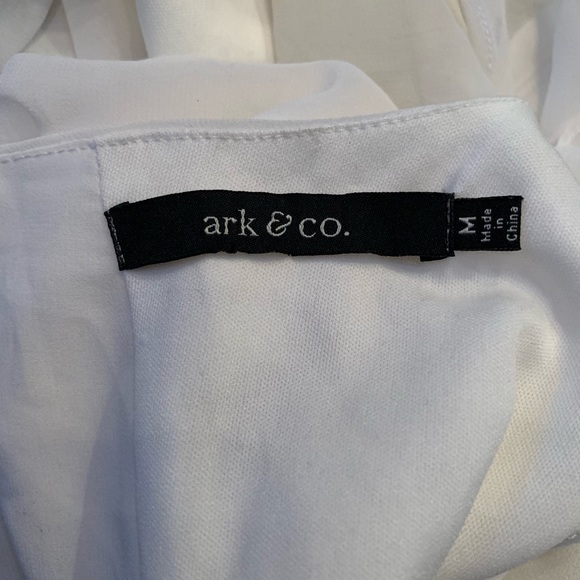 ARK & Co. white beaded open back dress. - Picture 5 of 5